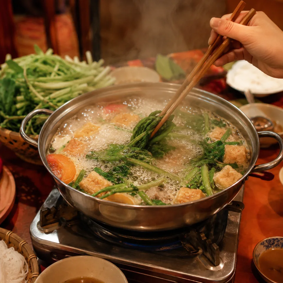 Bàn ăn tại Lê Đoàn Thiện